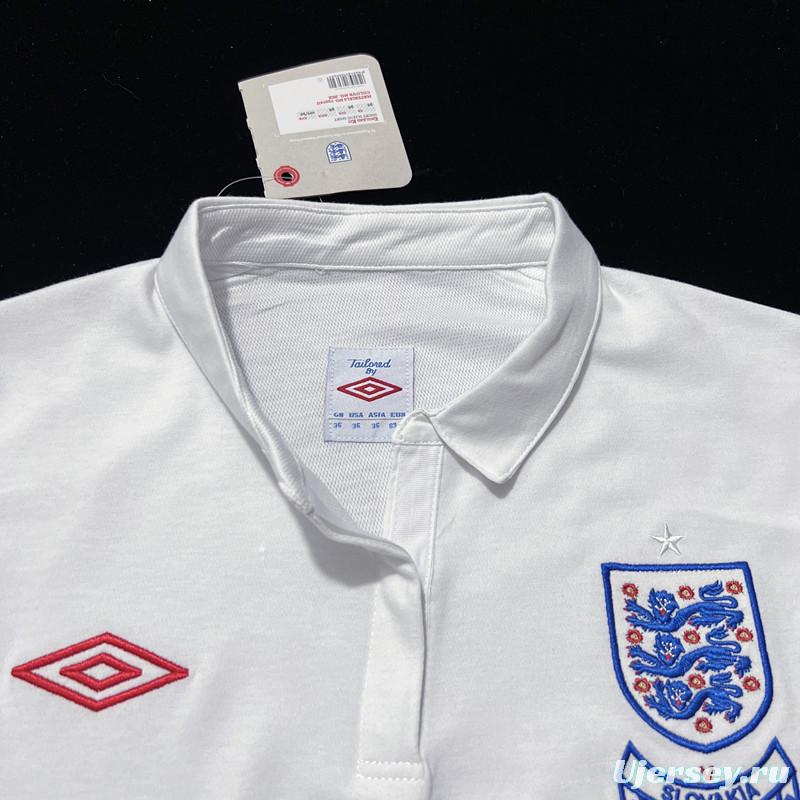 Retro 2010 England Home Soccer Jersey