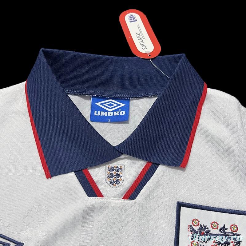Retro 94/95 England At Home Soccer Jersey