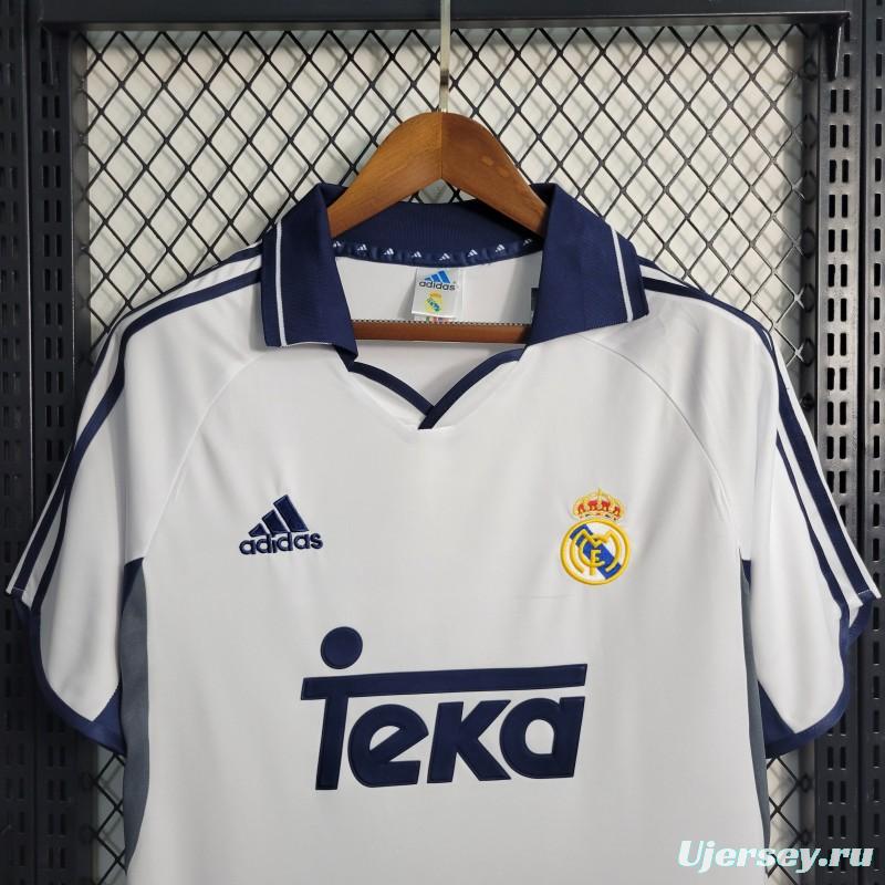 Retro 00-01 Real Madrid Home Jersey