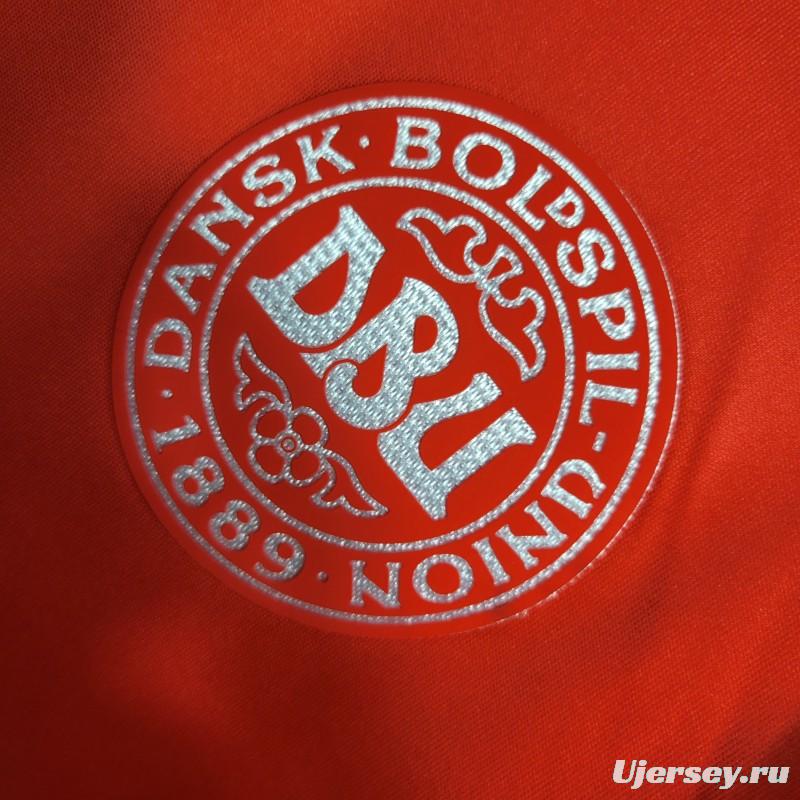 2023  Denmark Home Red Jersey