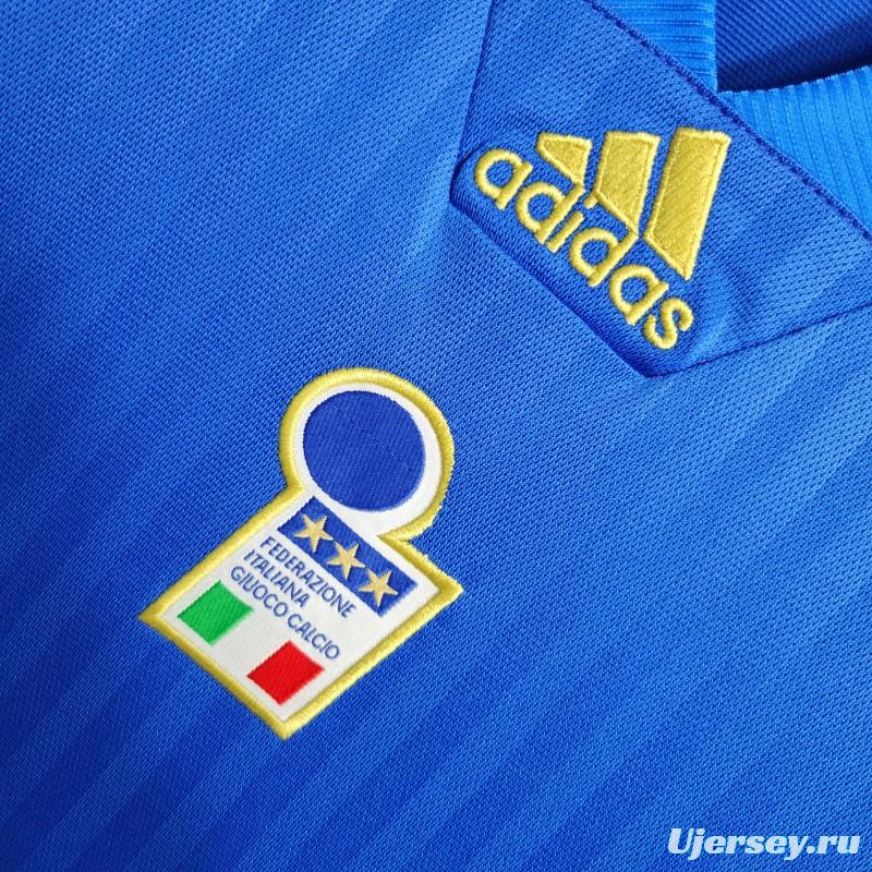 2023 Italy Blue Icon Jersey Embroidery Logo