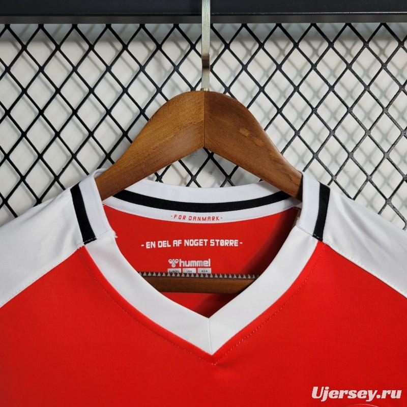 2023  Denmark Home Red Jersey