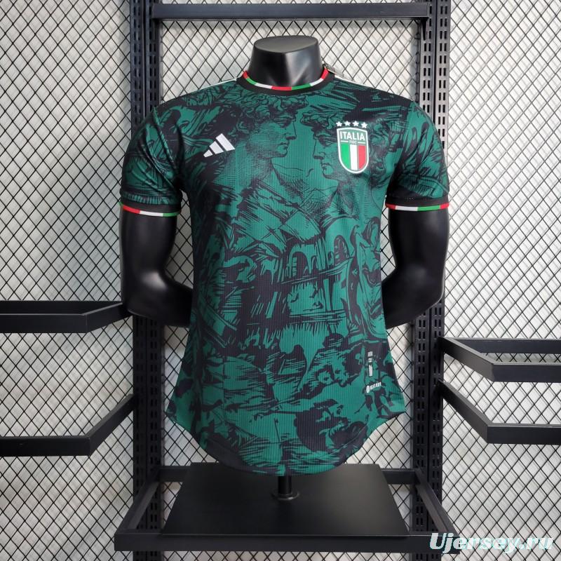 Player Version 2023 Italy Special Edition Green Jersey