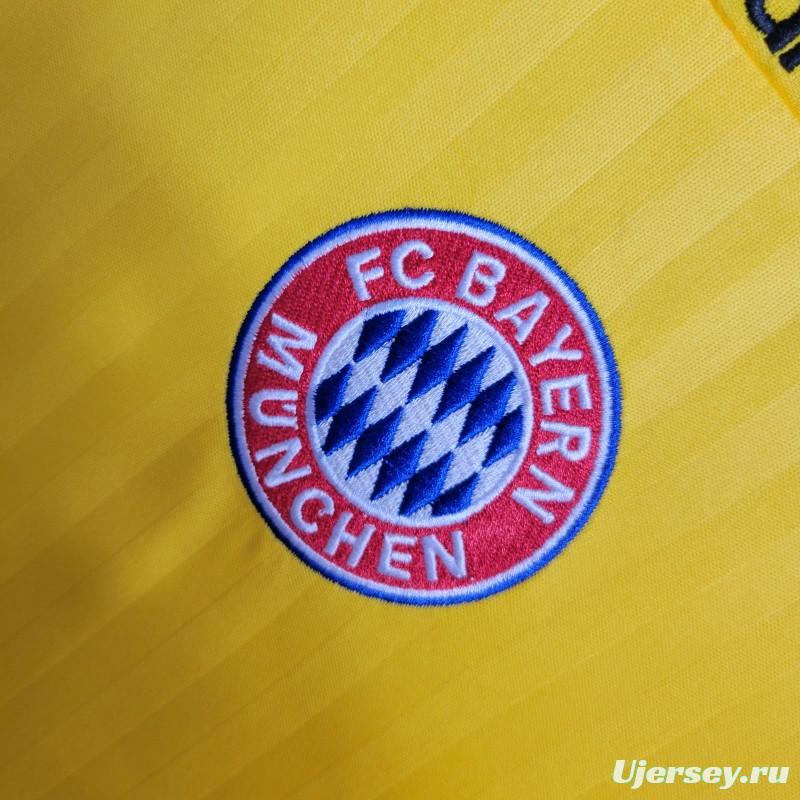 23-24 Bayern Munich Yellow Icon Jersey with Embroidery logo