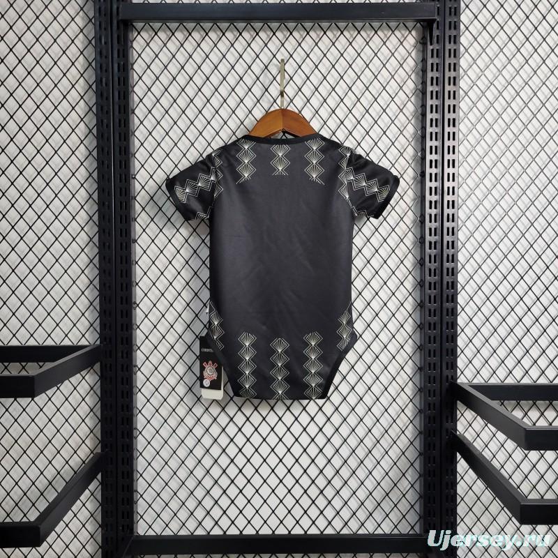 23-24 Baby Corinthians Black Jersey Size  6-18 Month