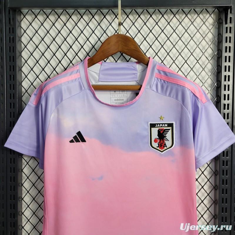 2023 Women Japan Away Pink Jersey