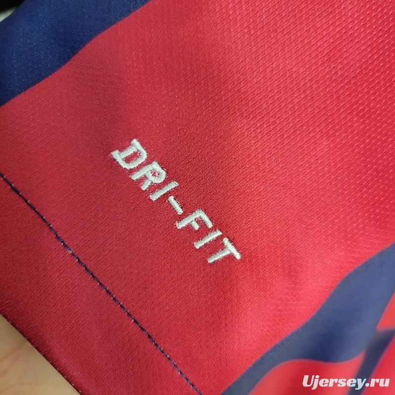 Retro14-15 Barcelona Home Long Sleeve Jersey