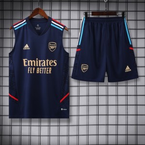 23-24 Arsenal Navy Vest Jersey+Shorts