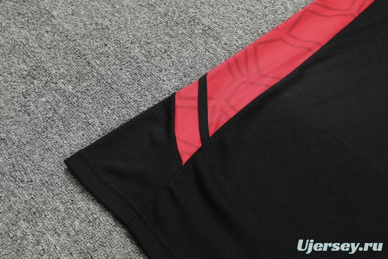 23-24 Bayern Munich Black Red Short Sleeve+Shorts