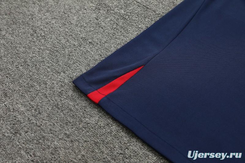 23-24 PSG Navy Short Sleeve+Shorts