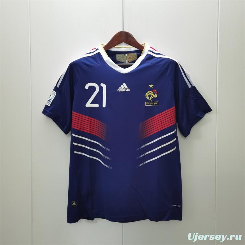 Retro 2010 France Home Jersey