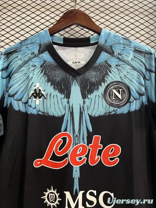 20/21 Kappa X Marcelo Burlon Napoli Black Jersey