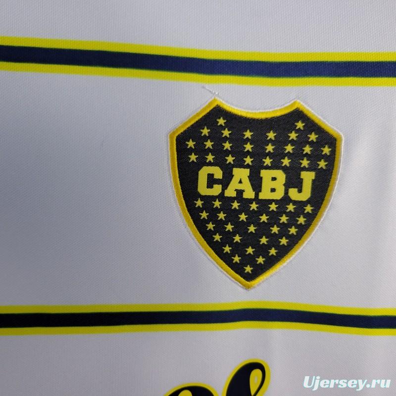 Retro 98/99 Boca Juniors Away White Jersey