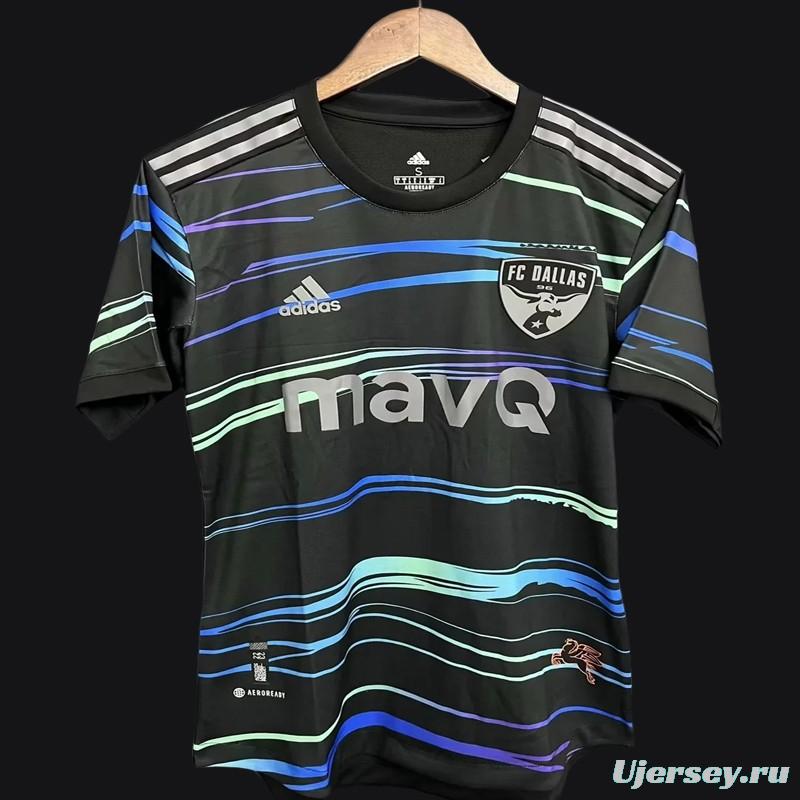 23/24 Dallas FC Third Black Jersey