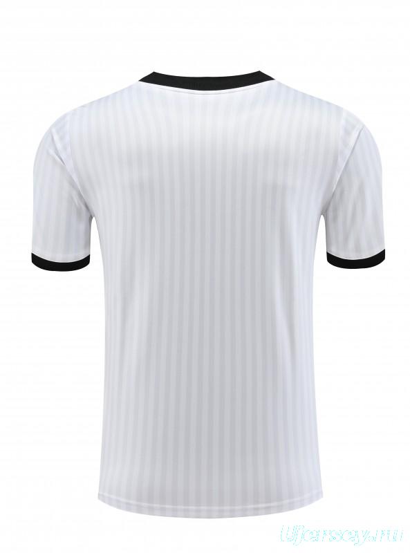 23-24 Flamengo White Remake Icon White Short Sleeve Jersey+Shorts