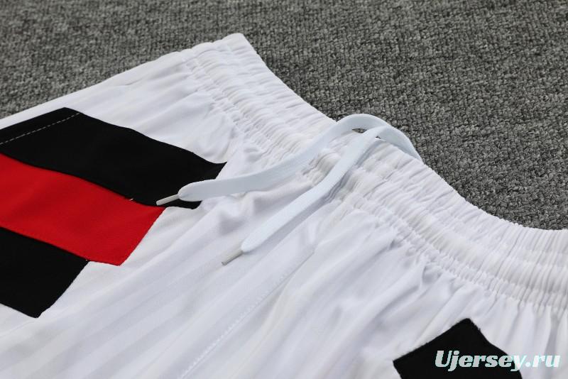 23-24 Flamengo White Remake Icon White Short Sleeve Jersey+Shorts