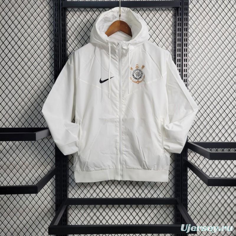 23-24 Corinthians White Windbreaker