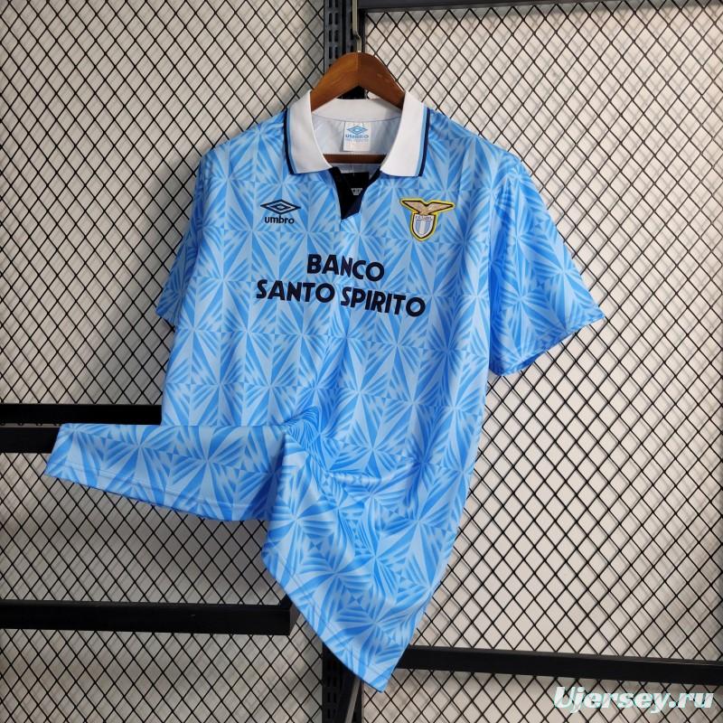 Retro 91/92 Lazio Home Jersey