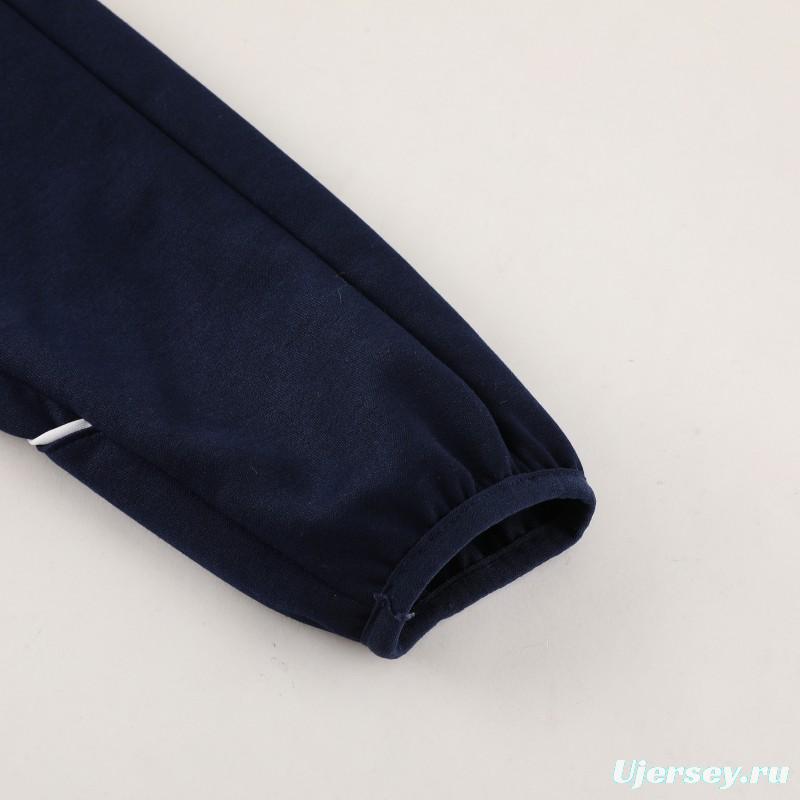 2023 Adidas Navy Hoodie Full Zipper Jacket +Pants