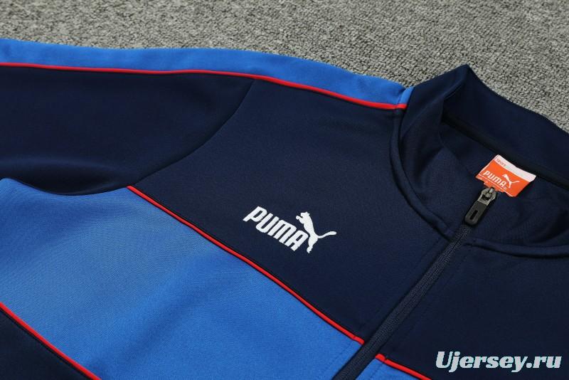 23/24 Puma Navy Full Zipper Jacket+Pants