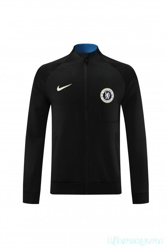 23/24 Chelsea Black Full Zipper Jacket+Pants