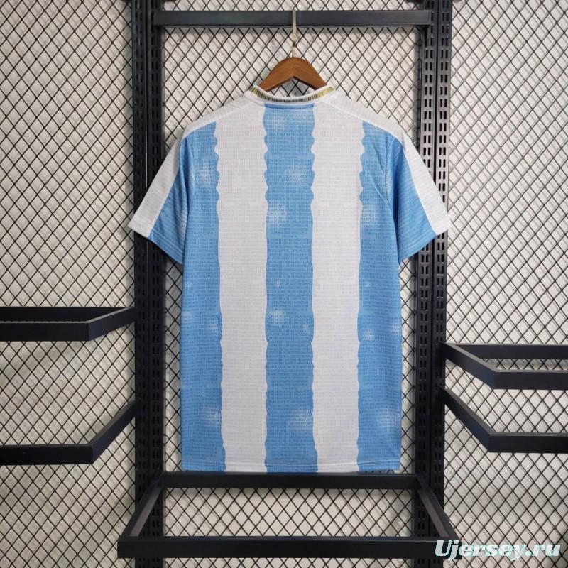 Retro 2021 Argentina x Maradona Tribute Home Jersey