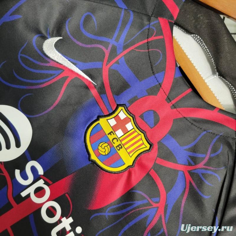 23/24 Kids Barcelona Patta Special Edition Pre-Match Jersey