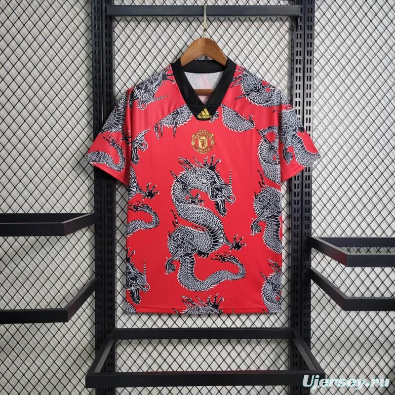 Retro 19/20 Manchester United Spring Festival China Dragon Special Edition Jersey