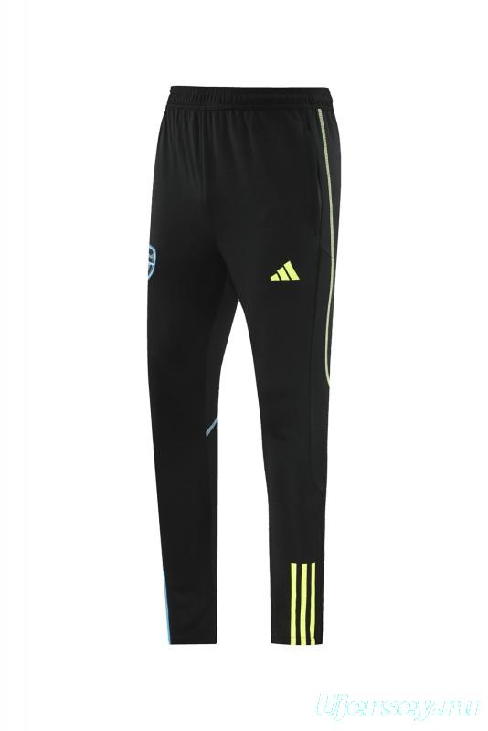 23/24 Arsenal Black Half Zipper Jacket+Pants