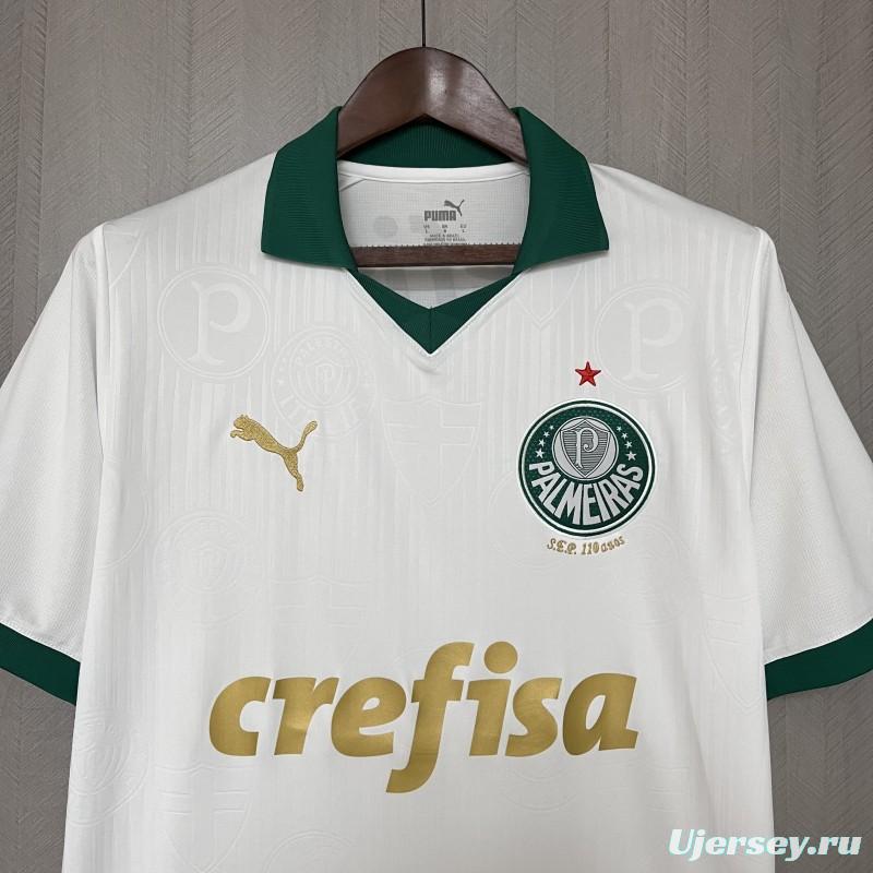 24/25 Palmeiras Away White Jersey