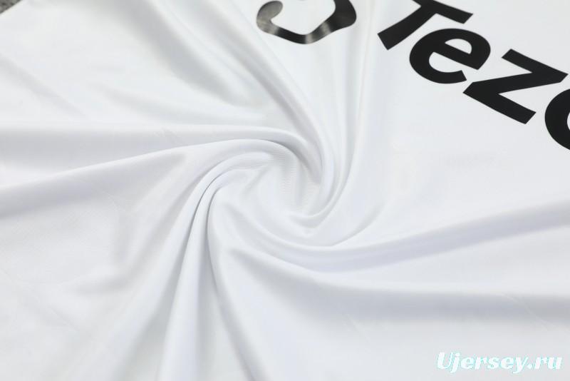 24/25 Manchester United White Short Sleeve Jeresy+Shorts