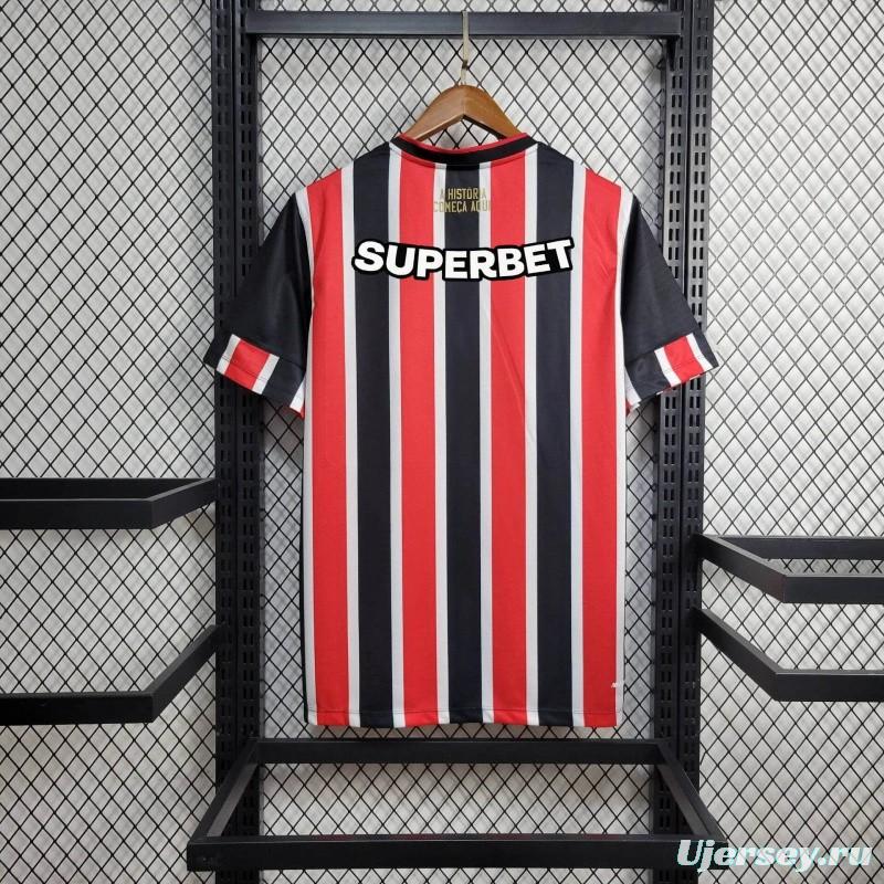 24/25 Sao Paulo Away Jersey + With Patch