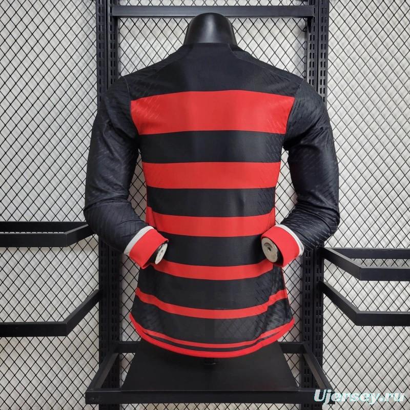 24/25 Player Flamengo Home Long Sleeve Jersey