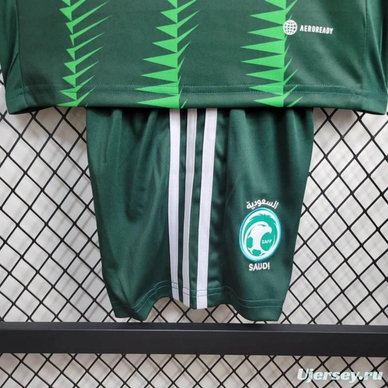 2024 Kids Saudi Arabia Home Jersey