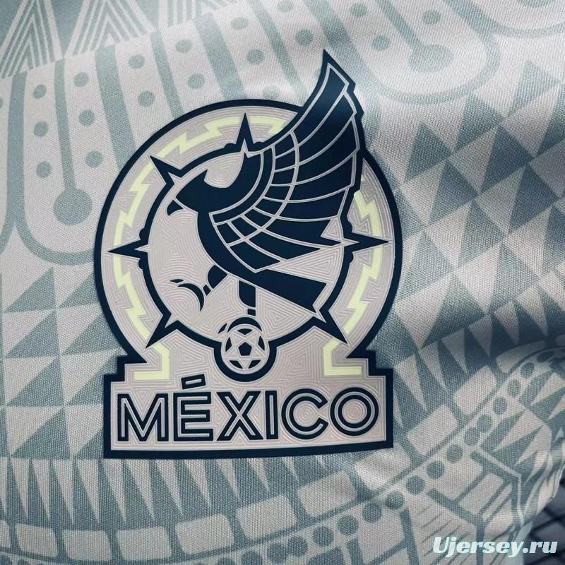Player Version 2024 Mexico Long Sleeve Copa America Away Jersey