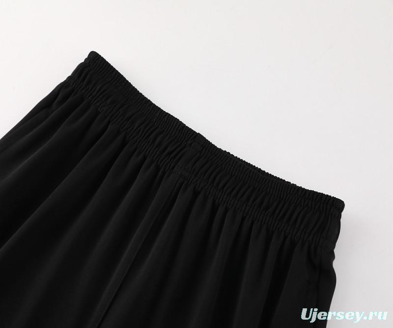 2024 Nike Black/White Half Zipper Jacket+Pants