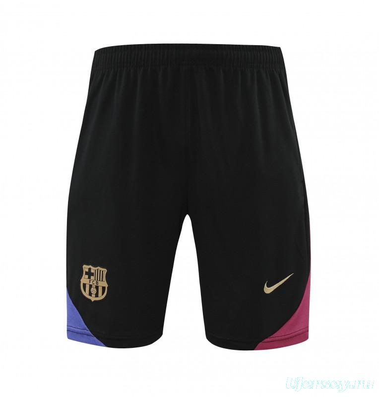 23/24 Barcelona Brown Cotton Short Sleeve Jersey+Shorts