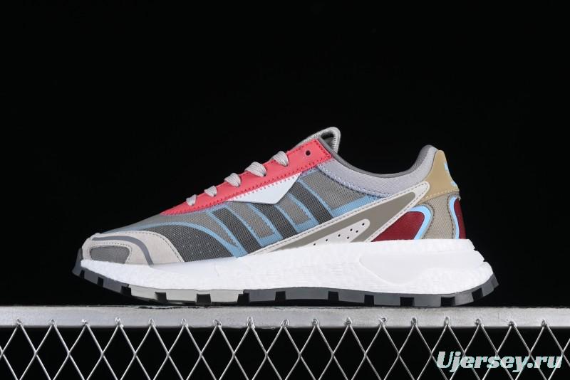 Adidas Retropy P9 GW9333 Running Shoes with Thick Popcorn Sole
