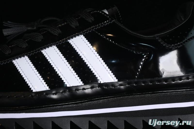 Adidas Clot x Superstar IH5953 Preppy Style Leather Sneakers with Shell Toe - IH5953