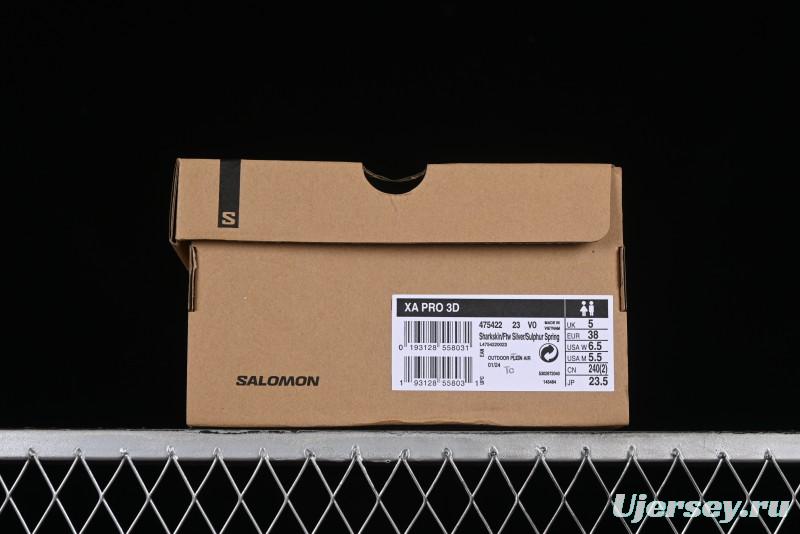 Salomon XA PRO 3D Suede Outdoor Trail Running Shoes with SENSIFIT and 3D ADVANCED CHASSIS - 475422-23