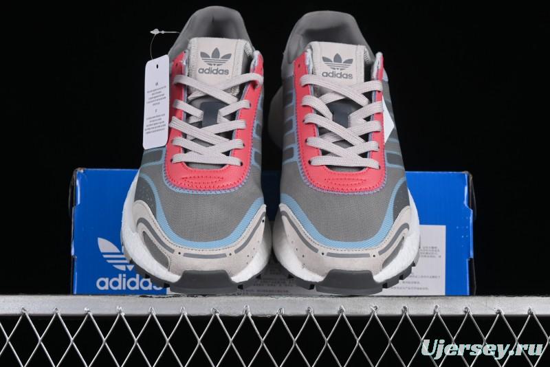 Adidas Retropy P9 GW9333 Running Shoes with Thick Popcorn Sole