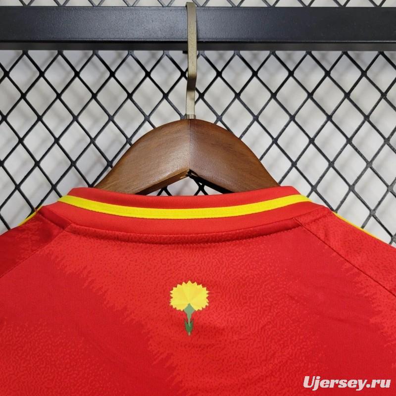 2024 Kids Spain Home Jersey