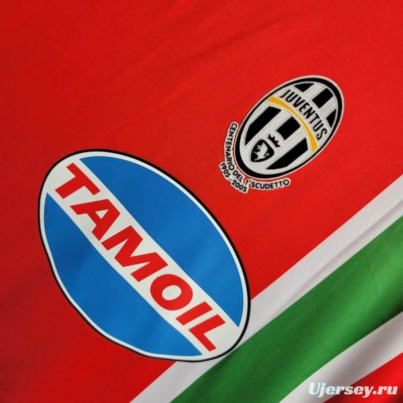 Retro 05/06 Juventus Away Red Jersey