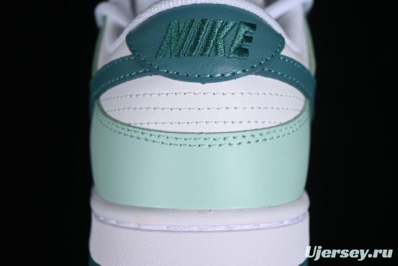 Nike SB Dunk Low White Green Skateboarding Shoes - FD9911-101