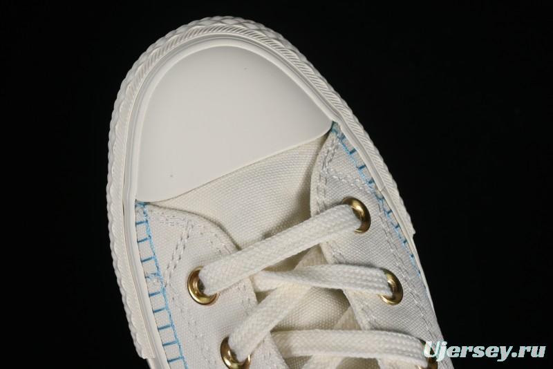 Converse All Star Lift Stitch Daisy Vulcanized Canvas Sneakers - A08731C