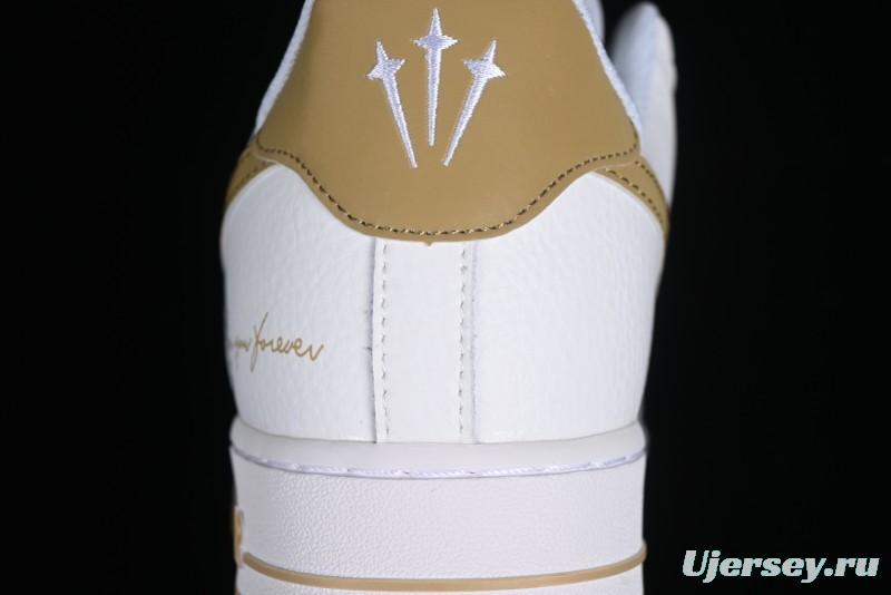 Nike Nocta x Nike Air Force 1 '07 Low "Certified Lover Boy" Khaki Classic Low-Top Casual Sneakers - LO1718-051