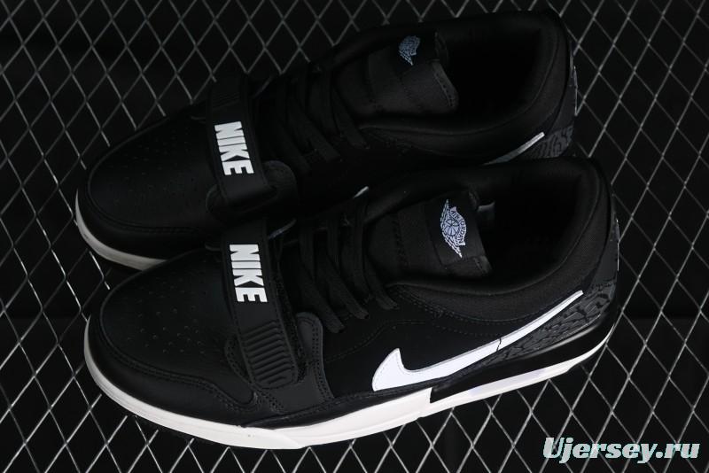 Nike Air Jordan Legacy AJ312 Low Top Sneakers with Velcro Strap Triple Fusion Design - CD7069-001
