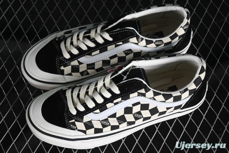 Vans Old Skool Reissue 136 High-End Series Canvas Sneakers with Toe Cap Design - VN000MT6BPQ