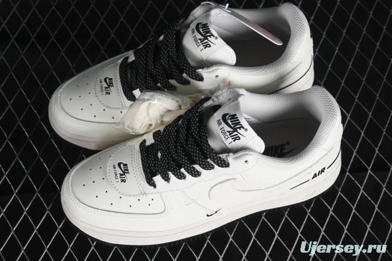 Nike Air Force 1 '07 Low Casual Sneakers with 3M Reflective Swoosh and Full-Length Air Cushion - CJ1379-602