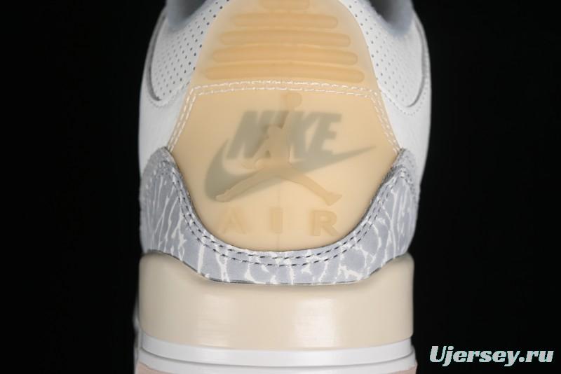 Air Jordan 3 "Craft Ivory" Ivory Full First Layer 